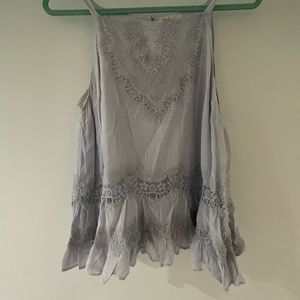 Anthropologie lace tank